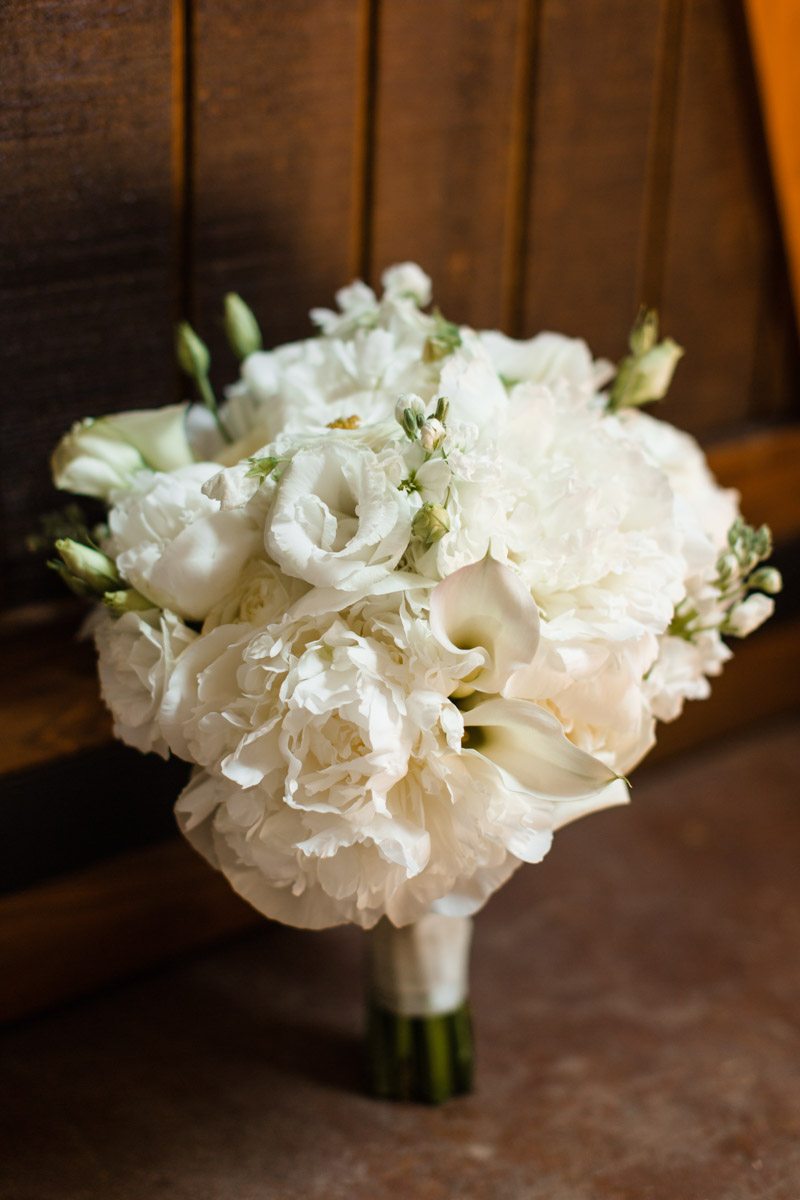 White Peony bouquet