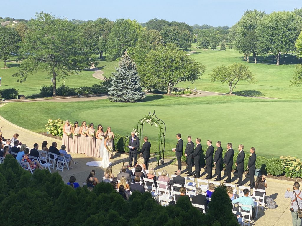 ceremony at Boulder Ridge Golf Club