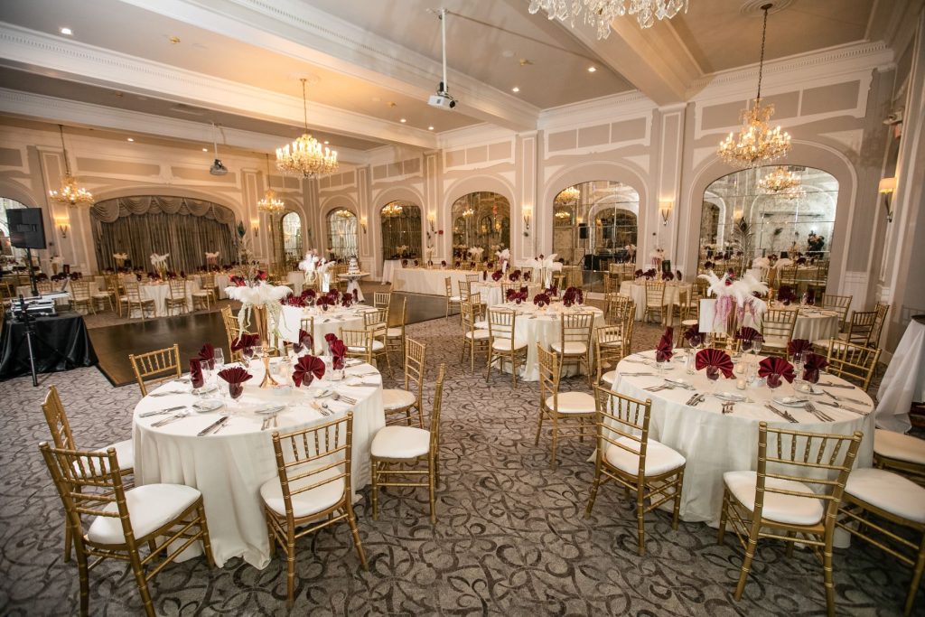 wedding reception at crystal ballroom