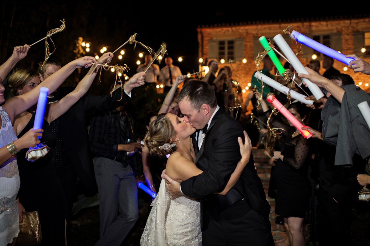 glow stick wedding exit-Kristen Weaver Photography25 - Chicago Style  Weddings