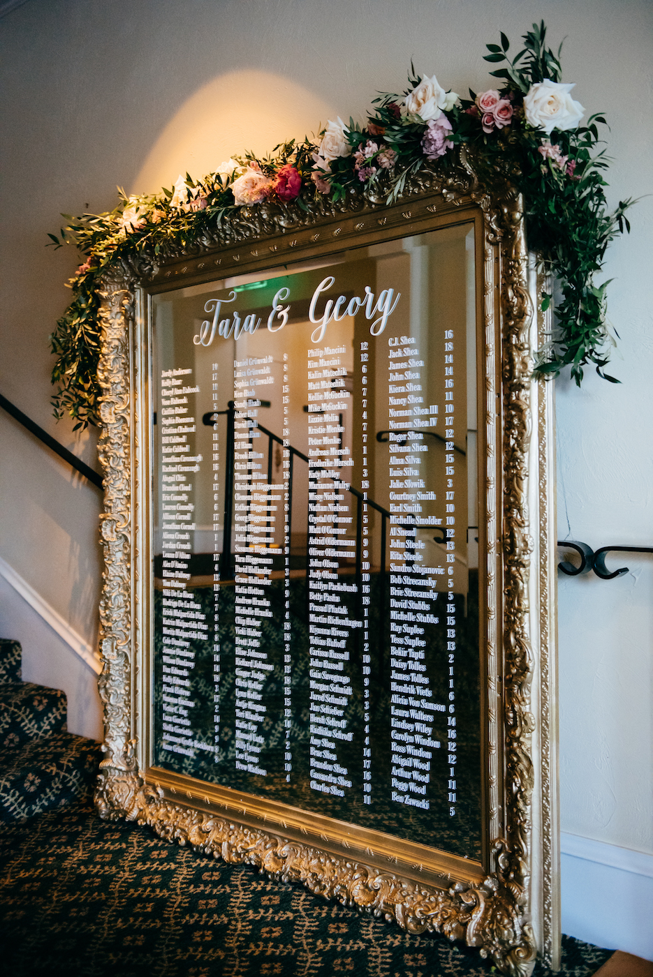 Wedding Seating Charts & Table Assignment Boards