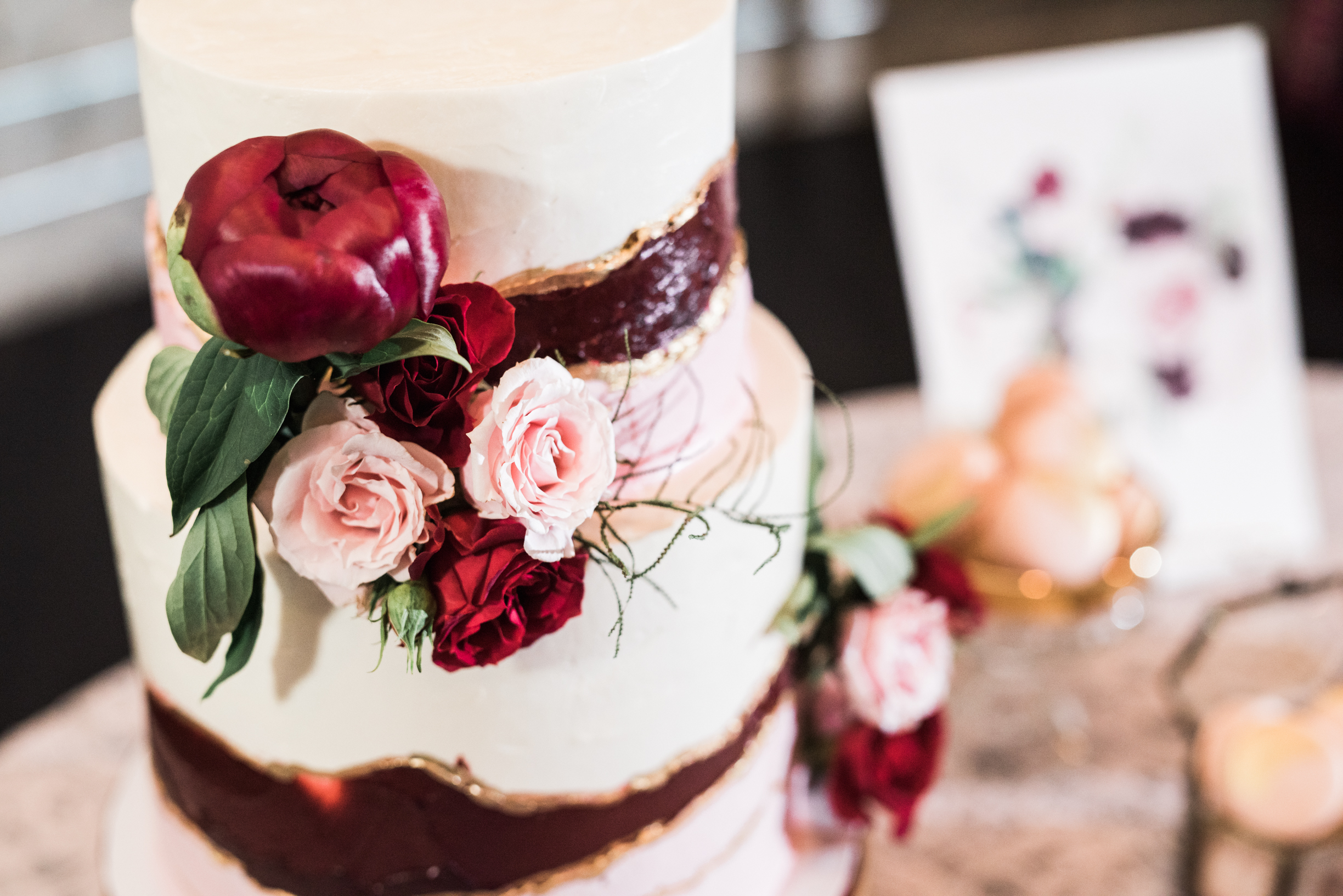 Burgundy and blush best sale wedding