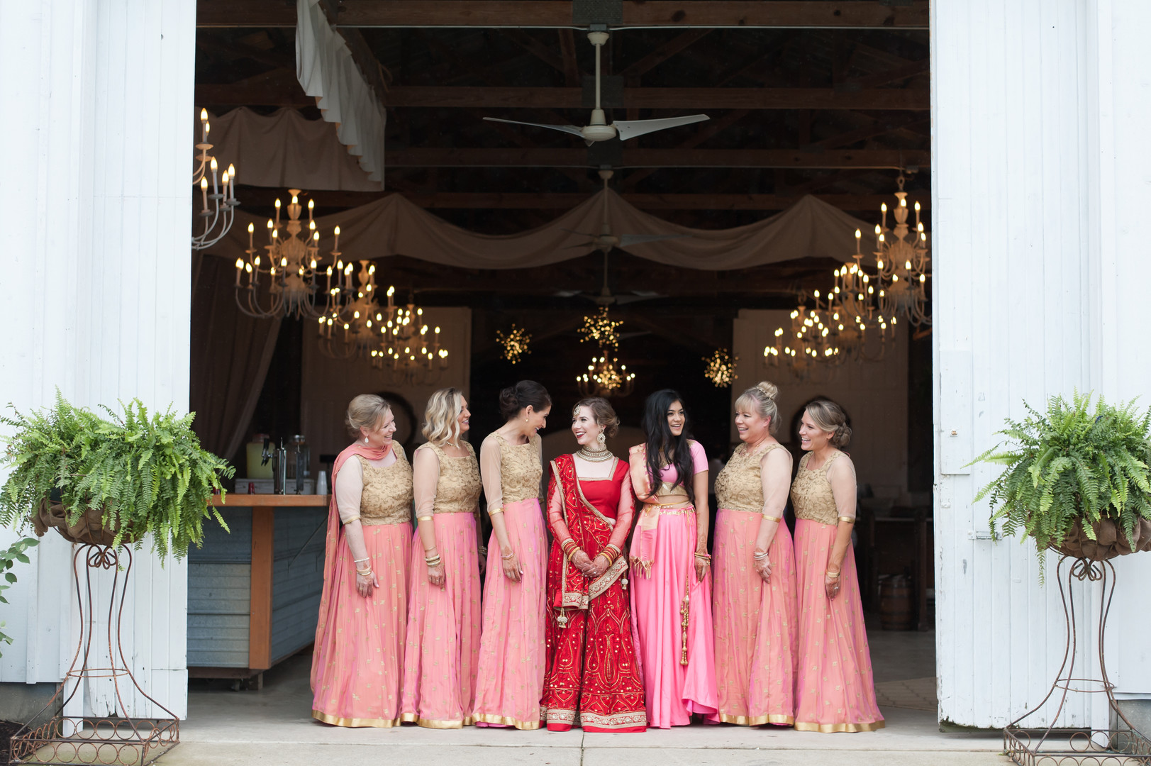 Lenel & Nehal's Indian-American Fusion Farm Wedding - Chicago Style Weddings