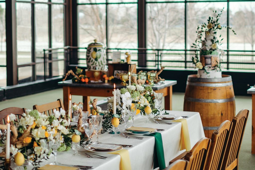 Fresh Rustic Romance | Citrus Wedding Inspiration | Designers Challenge