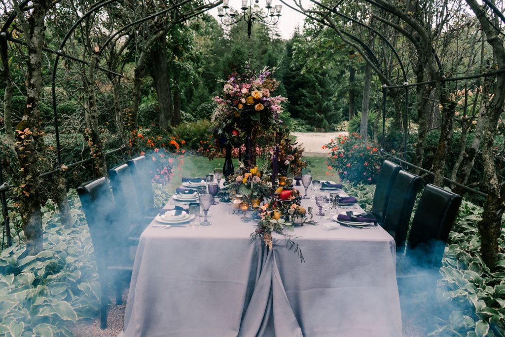 Victorian Gothic Halloween Wedding Inspiration