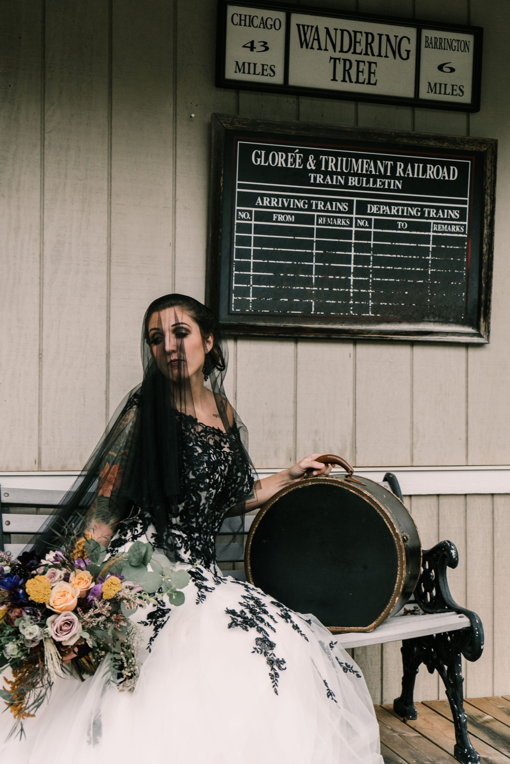 victorian gothic wedding theme