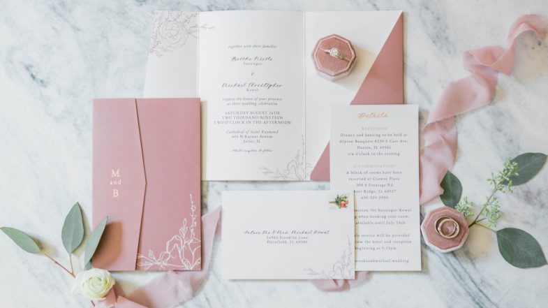 wedding invitation suite