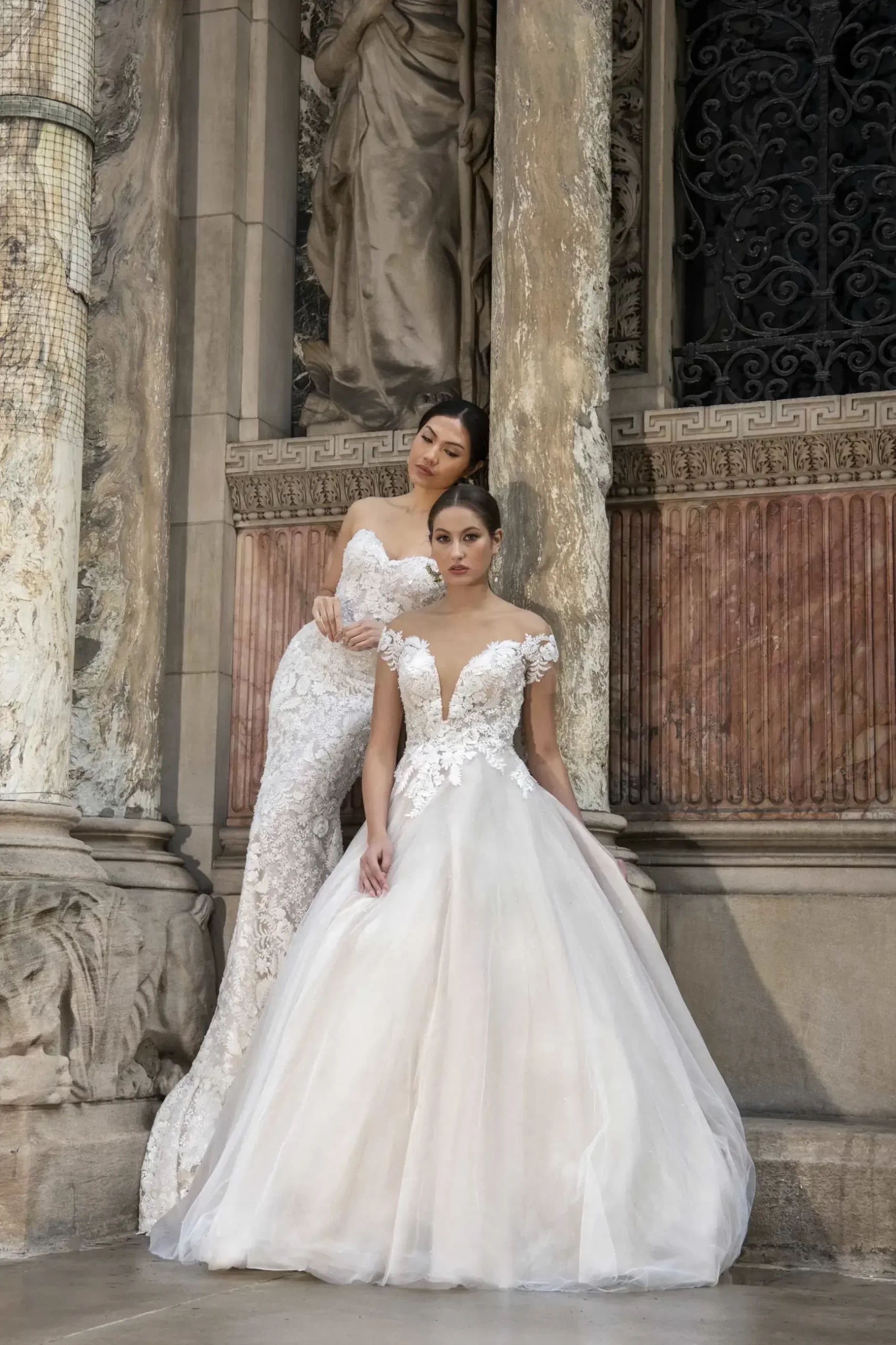 Two brides in the city