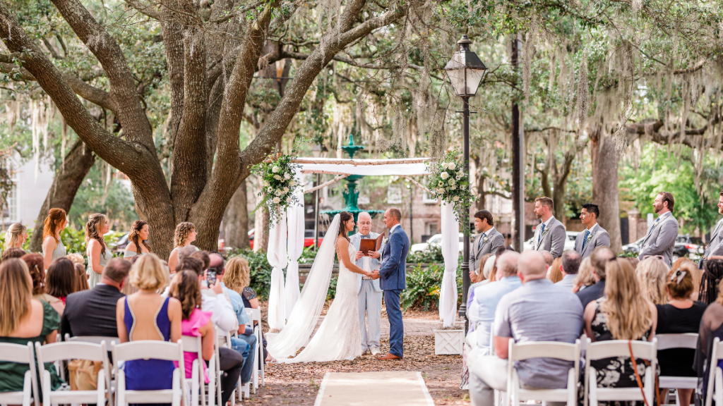 wedding in Savannah, GA