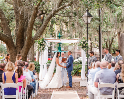 wedding in Savannah, GA