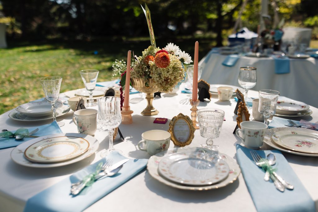 Brie & Grant’s Handmade Garden Party Wedding at Ewing Manor