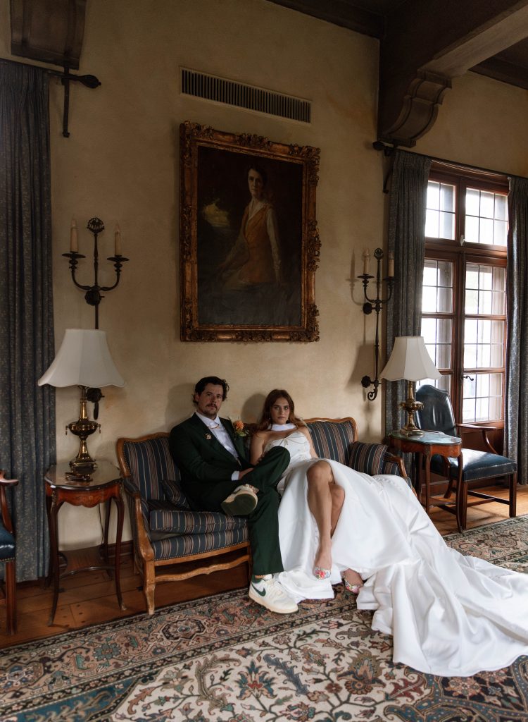 Brie & Grant’s Handmade Garden Party Wedding at Ewing Manor
