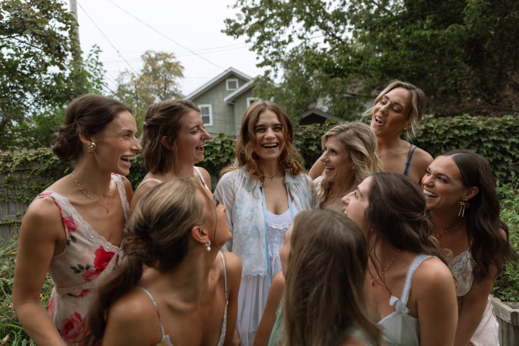 Brie & Grant’s Handmade Garden Party Wedding at Ewing Manor