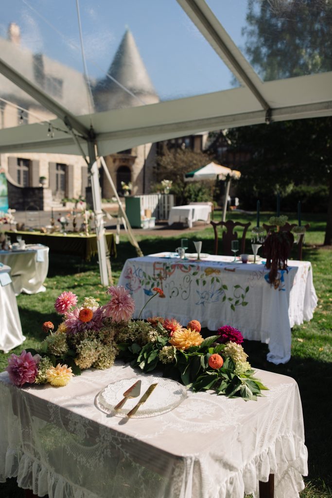 Brie & Grant’s Handmade Garden Party Wedding at Ewing Manor