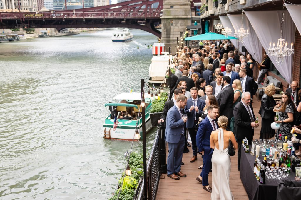 Elyse and Michael’s Riverfront Elegance at River Roast