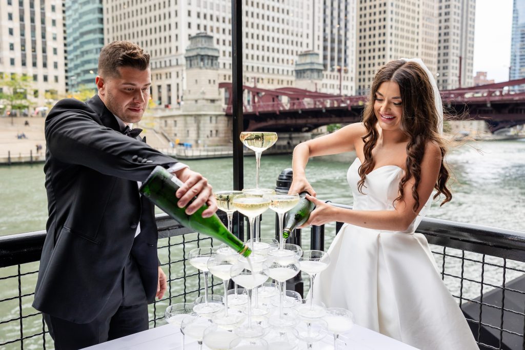 Elyse and Michael’s Riverfront Elegance at River Roast