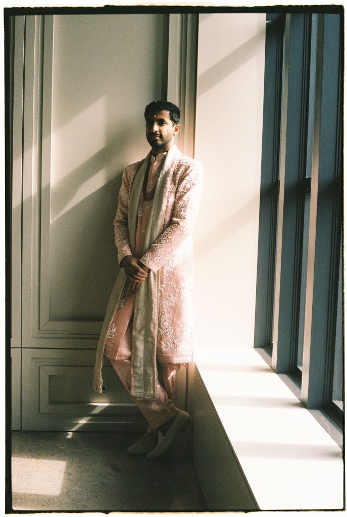Spandana & Anoop Groom’s Attire