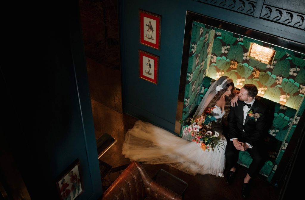 Michele & Michael’s Studio 54-Meets-Palm Springs Wedding at Waldorf Astoria Chicago