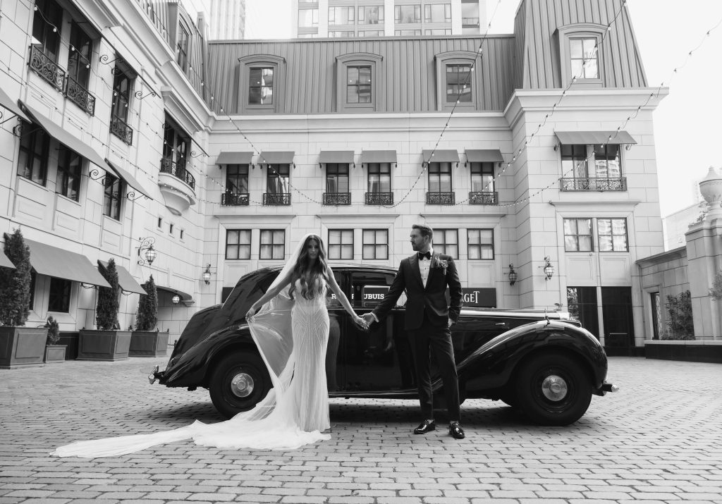 Michele & Michael’s Studio 54-Meets-Palm Springs Wedding at Waldorf Astoria Chicago