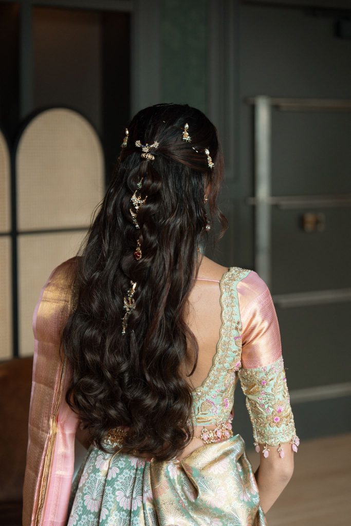 Spandana & Anoop Bride’s Hair
