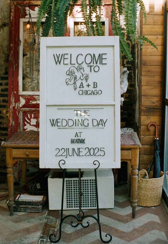 Ashley & Brandon’s Boho-Chic Beatnik West Town Wedding